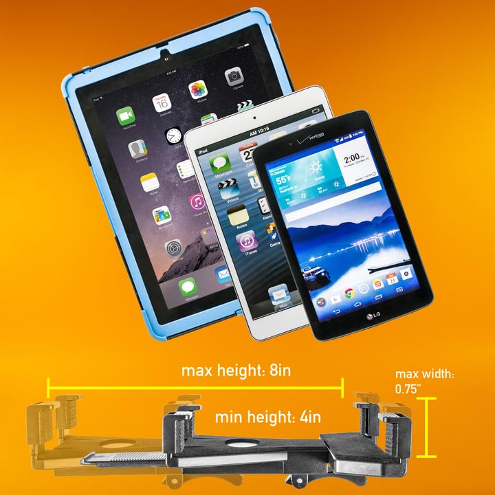 iBolt TabDock AMPs - Heavy Duty Drill Base Mount for All 7" - 10" Tablets (iPad, Samsung Tab) for Cars, Desks, Countertops: Great for Commercial Vehicles, Trucks, Homes, Schools, and Businesses - Image 5